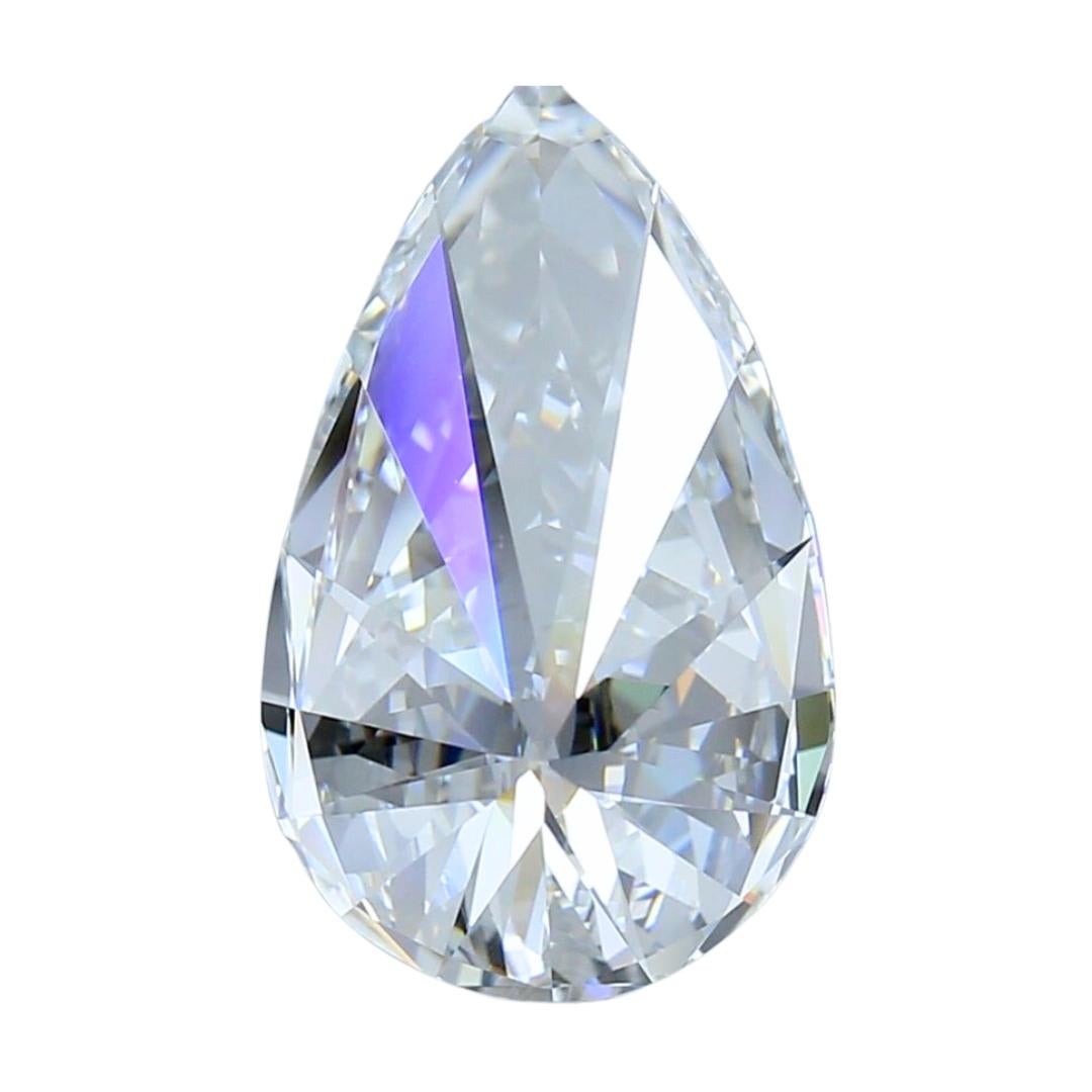 Women's Magnificent 5.01ct Ideal Cut Pear-Shaped Diamond - GIA Certified For Sale