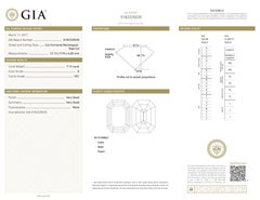 Magnificent 7.13 Carat Old European Emerald-Cut Diamond Ring