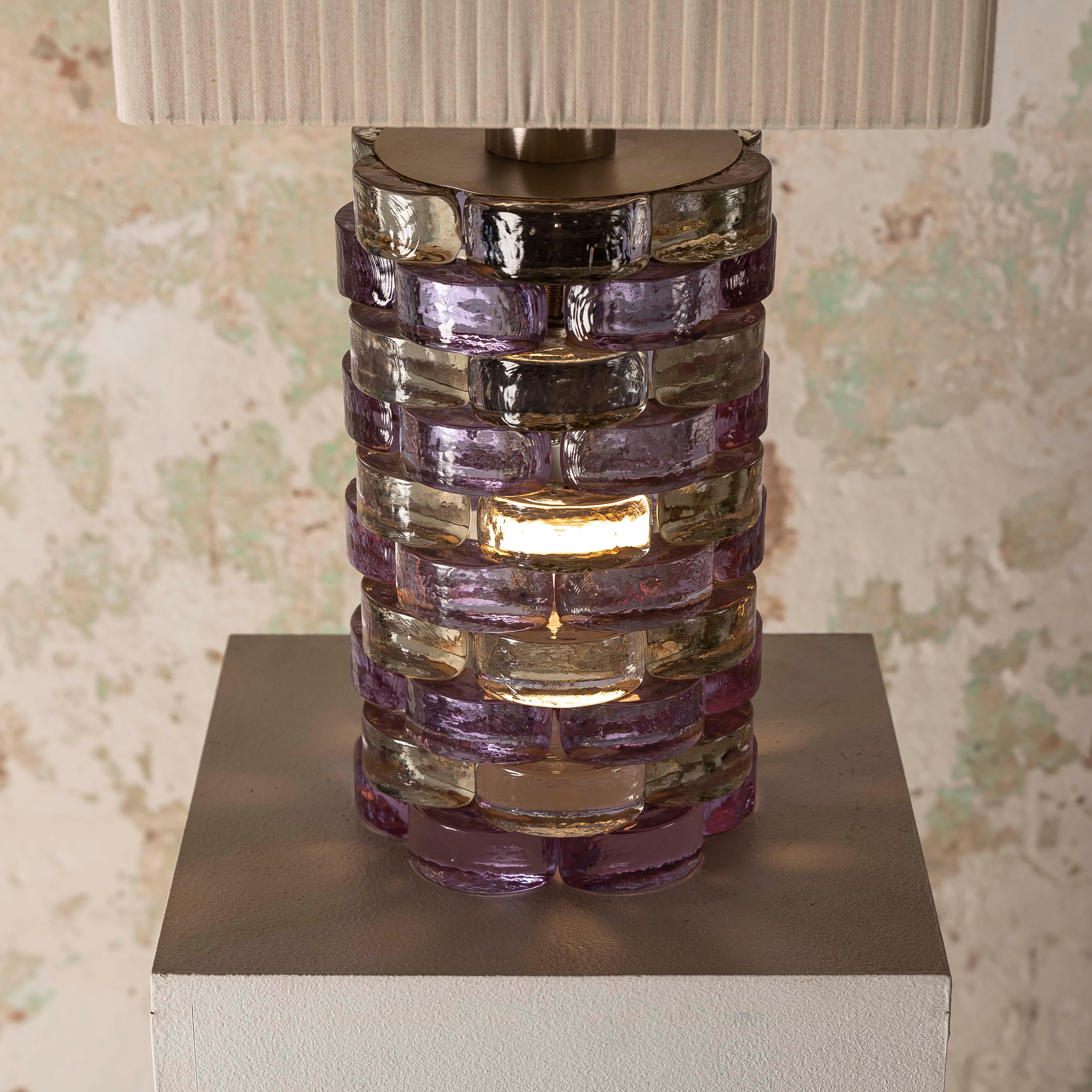 Prächtige Albano Poli-Tischlampe für Poliarte, Murano, 1970er Jahre im Angebot 3