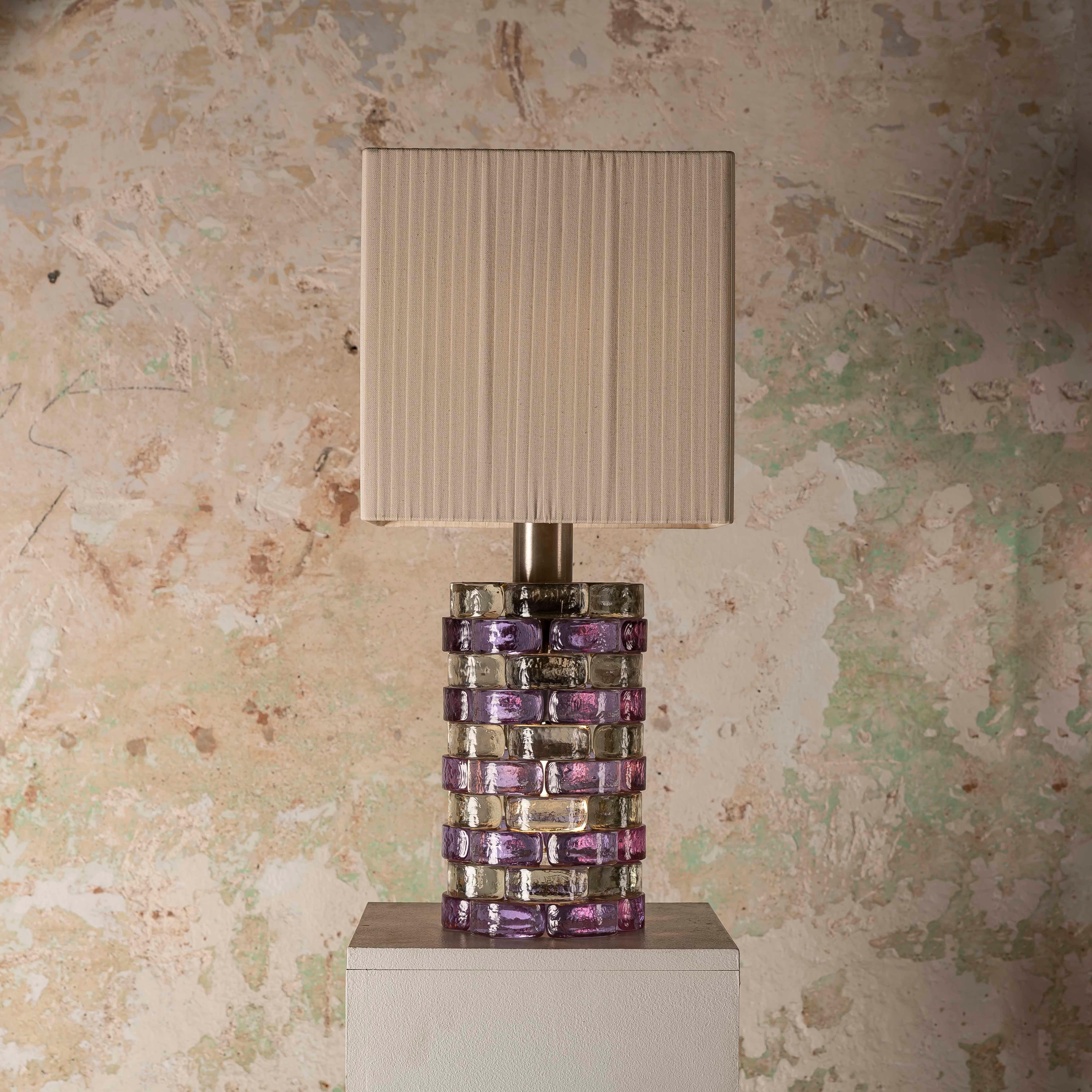 Prächtige Albano Poli-Tischlampe für Poliarte, Murano, 1970er Jahre im Angebot 6