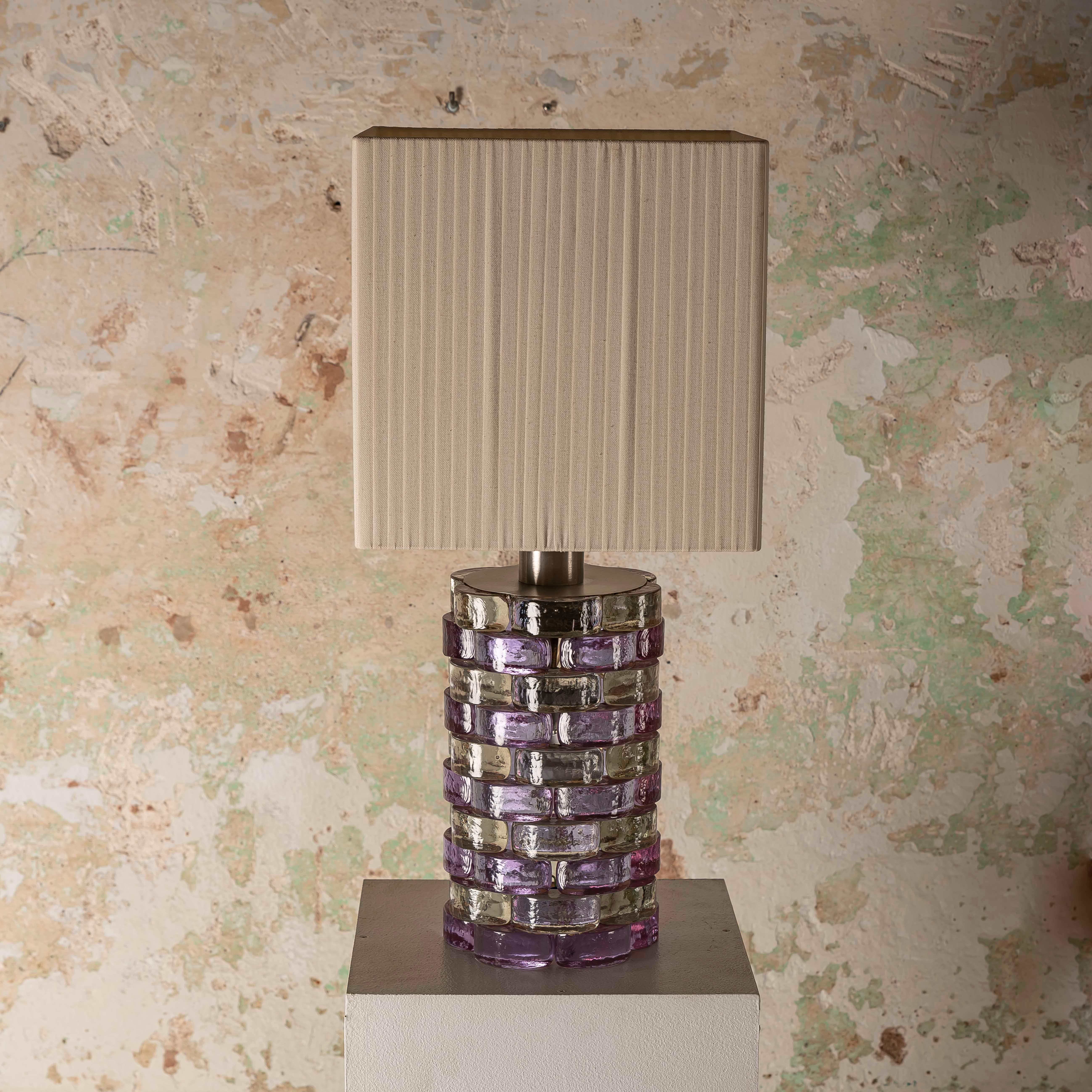 Prächtige Albano Poli-Tischlampe für Poliarte, Murano, 1970er Jahre (Moderne der Mitte des Jahrhunderts) im Angebot