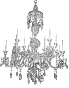 Magnificent All Crystal English Chandelier