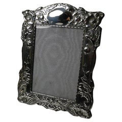 Magnificent AMagnificent Art Nouveau Silvert Nouveau Silver Picture Frame, 1902