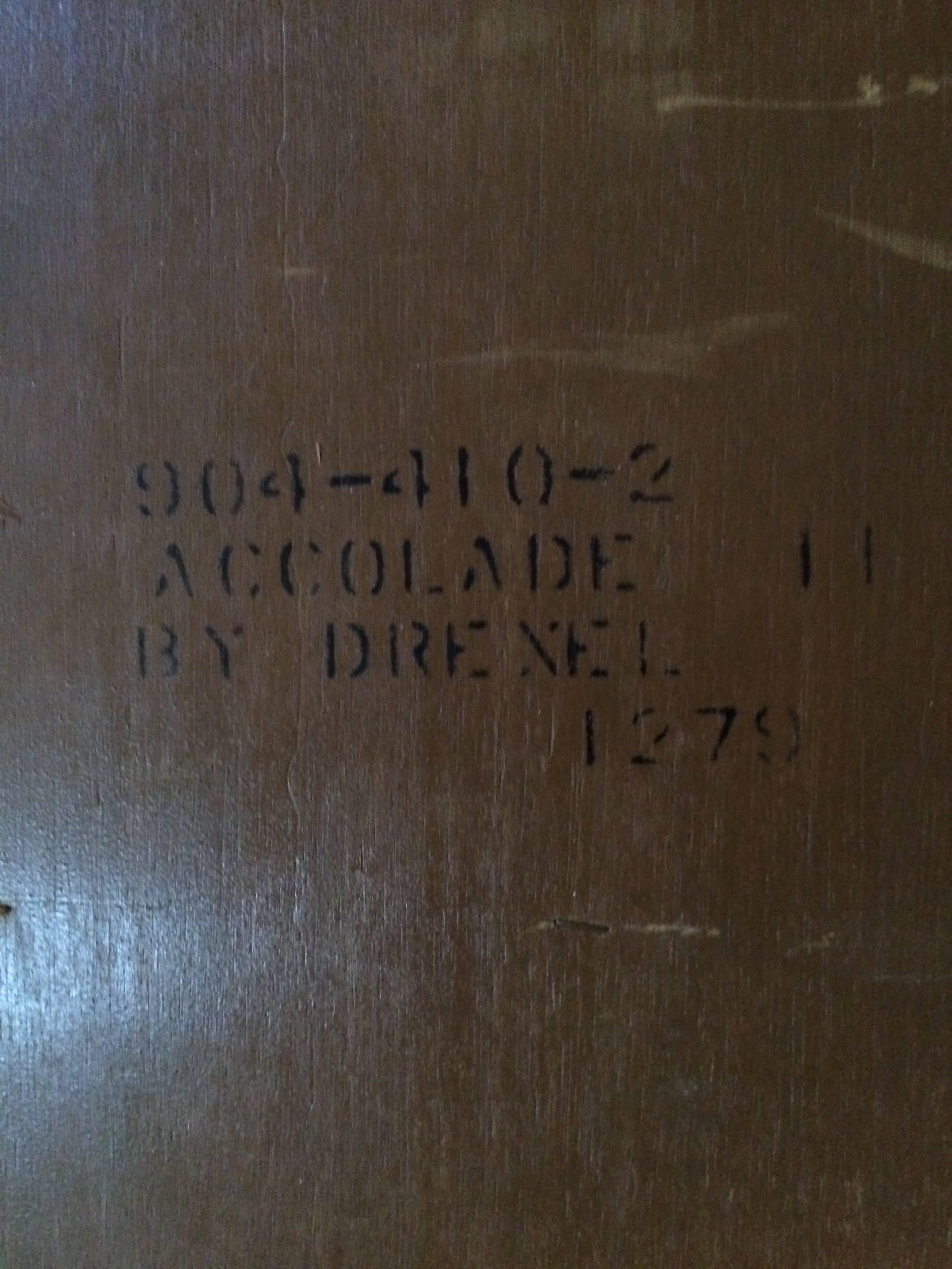 Magnificent American Drexel Campaign Chest of Drawers Dresser Accolade Mahogany 1