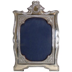 Magnificent and Grand English Sterling Silver Photograph Frame, 1910