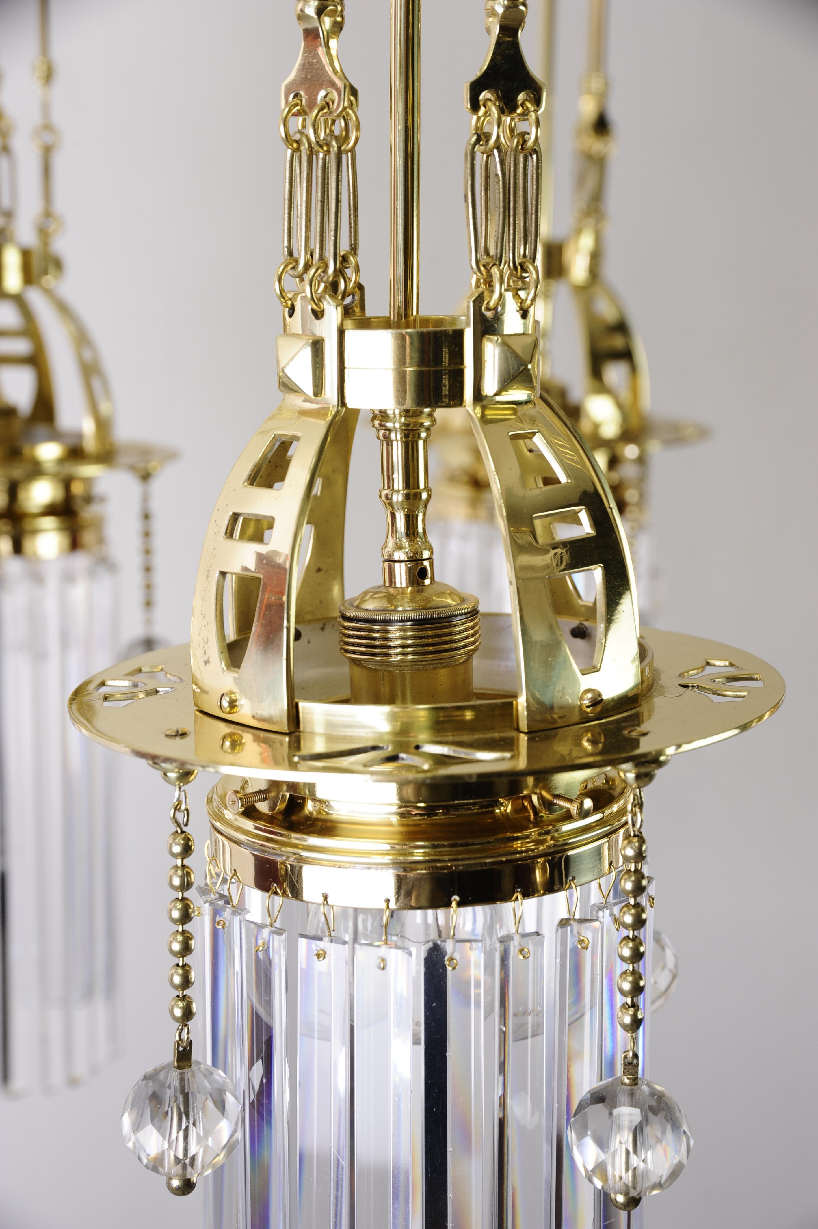 Magnificent and Huge Art Deco Chandelier Vienna, 1920s For Sale 4