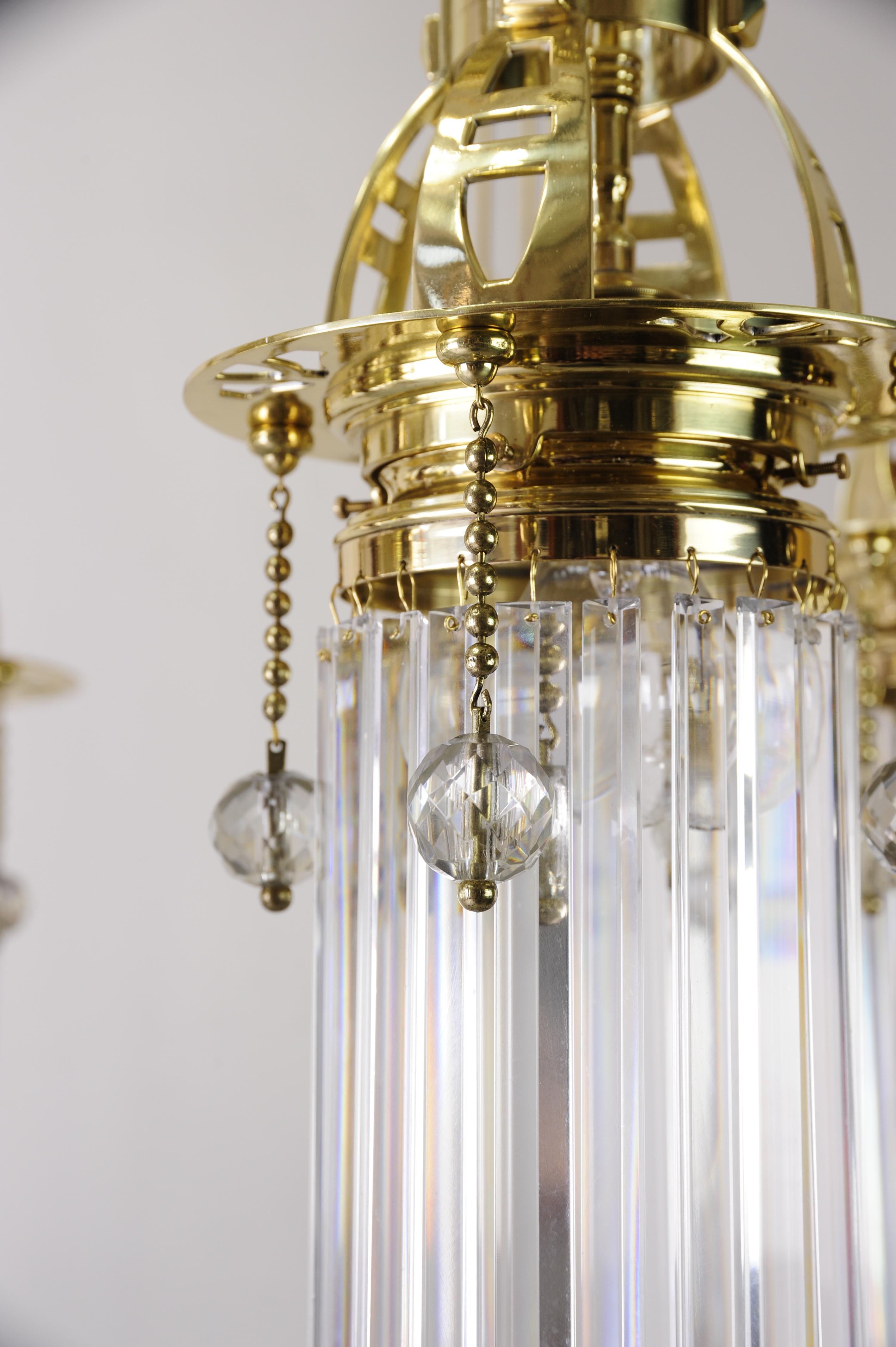 Magnificent and Huge Art Deco Chandelier Vienna, 1920s For Sale 5