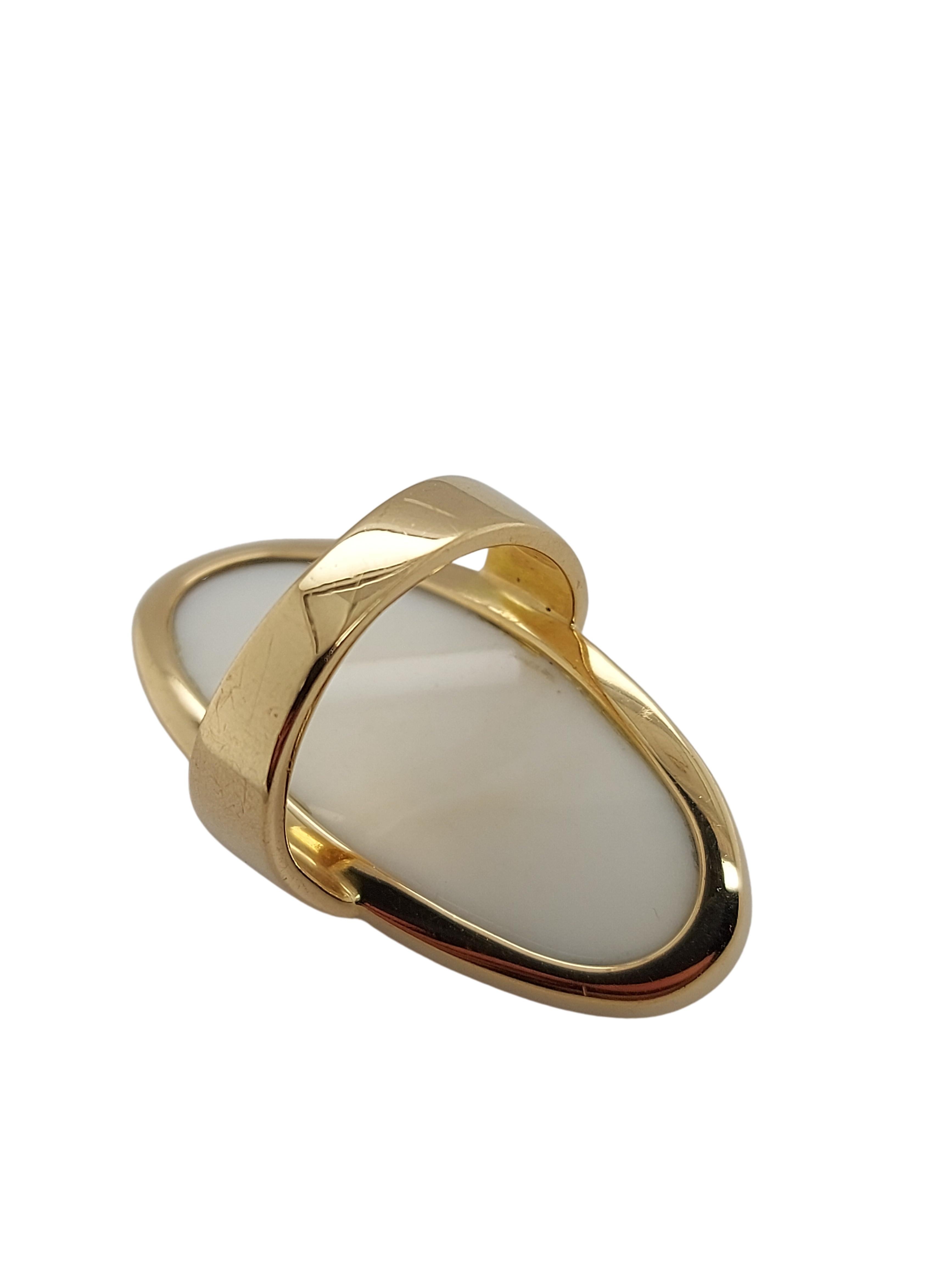 Magnificent and Rare 18kt Yellow Gold Mattioli Hiroko Ring with Kogolong For Sale 3