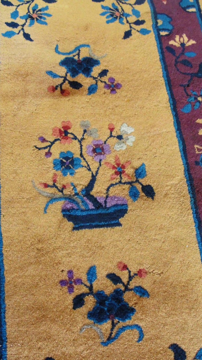 Antique Art Deco Chinese Oriental Rug, Magnificent For Sale at 1stDibs