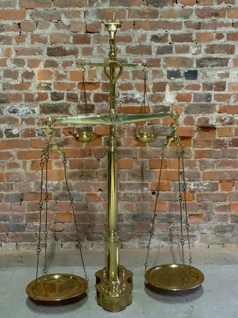 Brass Portuguese Meat Market Scale – Avery & Dash Collections