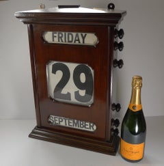 Magnificent Antique English Perpetual Calendar, c.1900