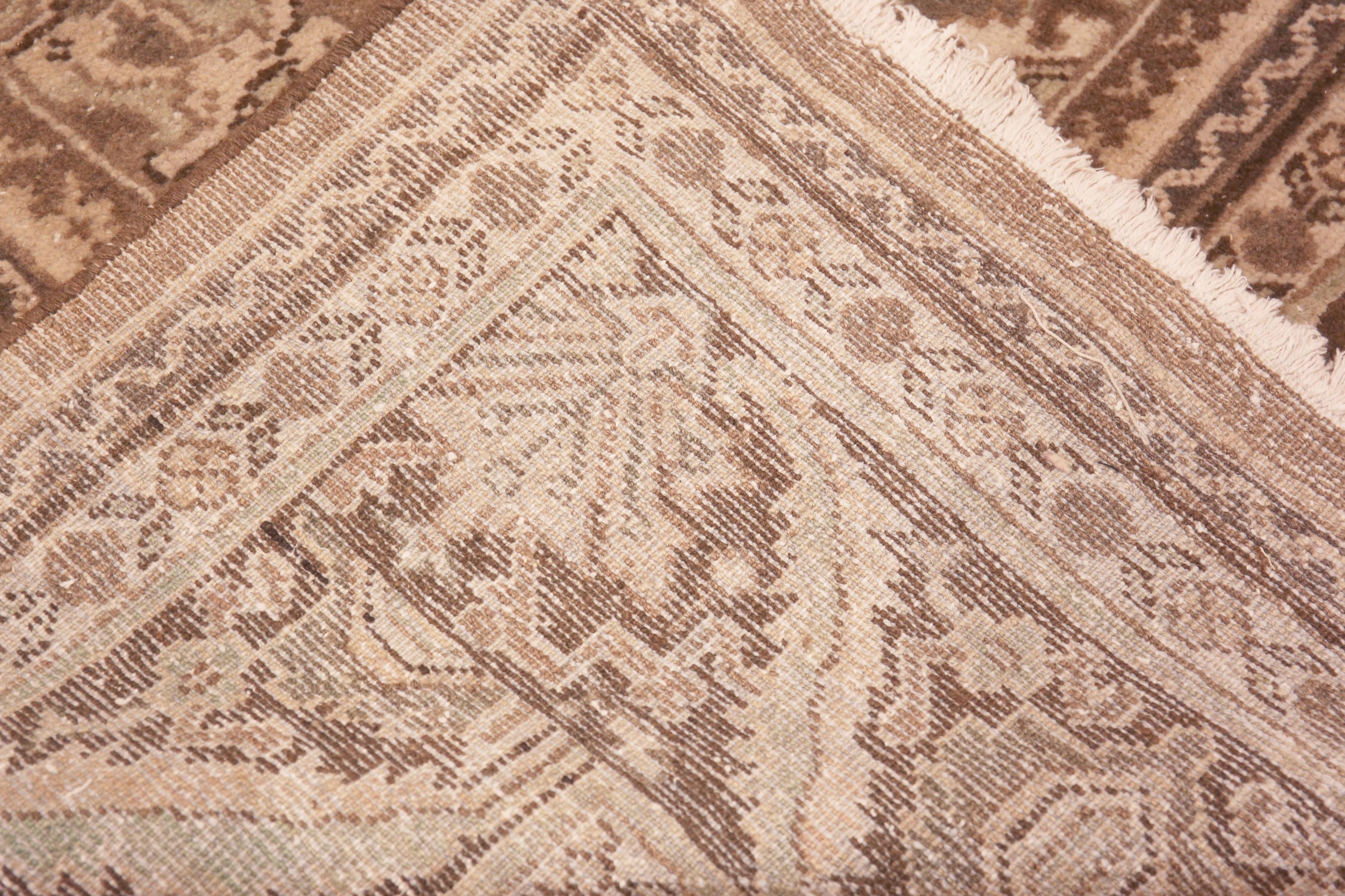 Perse Magnifique tapis persan Sultanabad géométrique ancien de 10'6