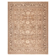Magnifico tappeto antico geometrico persiano Sultanabad Rugs 10'6" x 13'3"