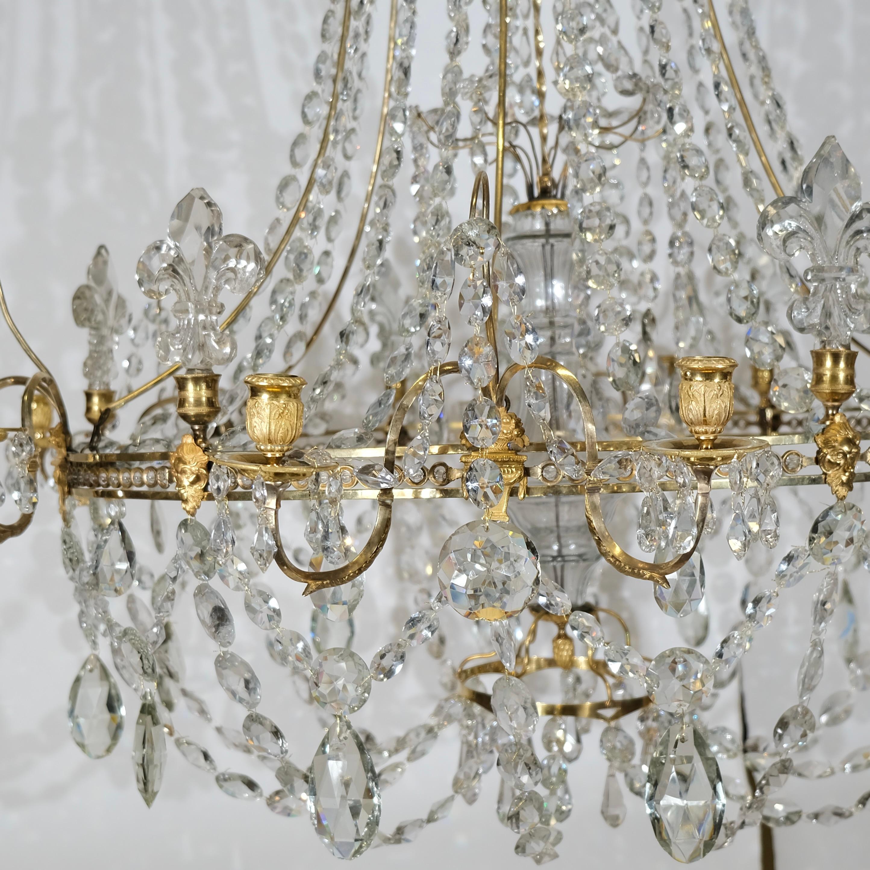 Magnificent Antique Important and large 18th c chandelier For Sale 6