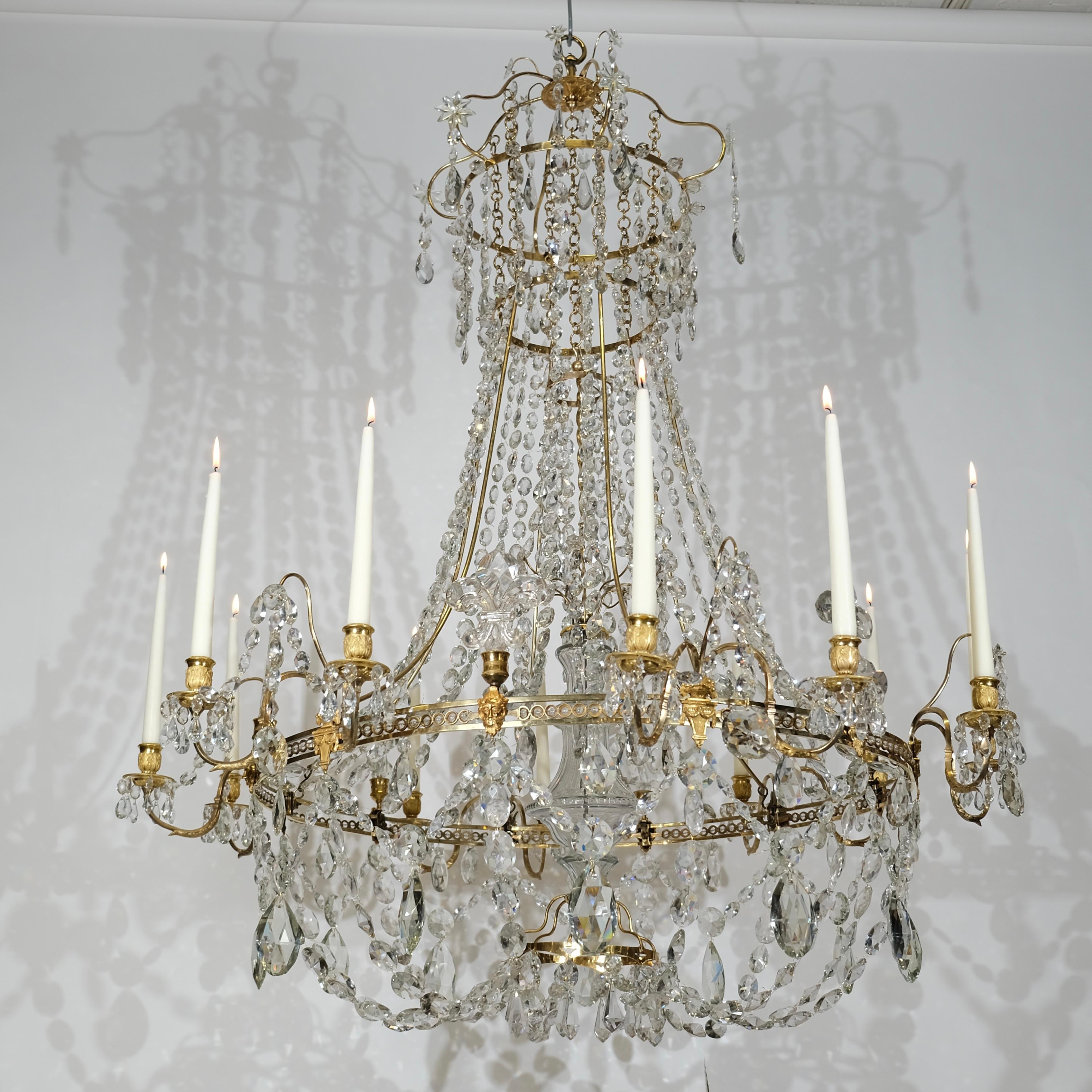 Magnificent Antique Important and large 18th c chandelier For Sale 9