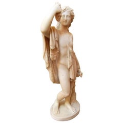 Magnificent Antique Italian Grand Tour Marble Sculpture of Bacchus
