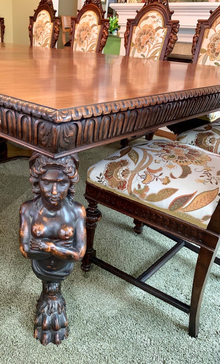 Magnificent Antique Italian Renaissance Revival Dining ...