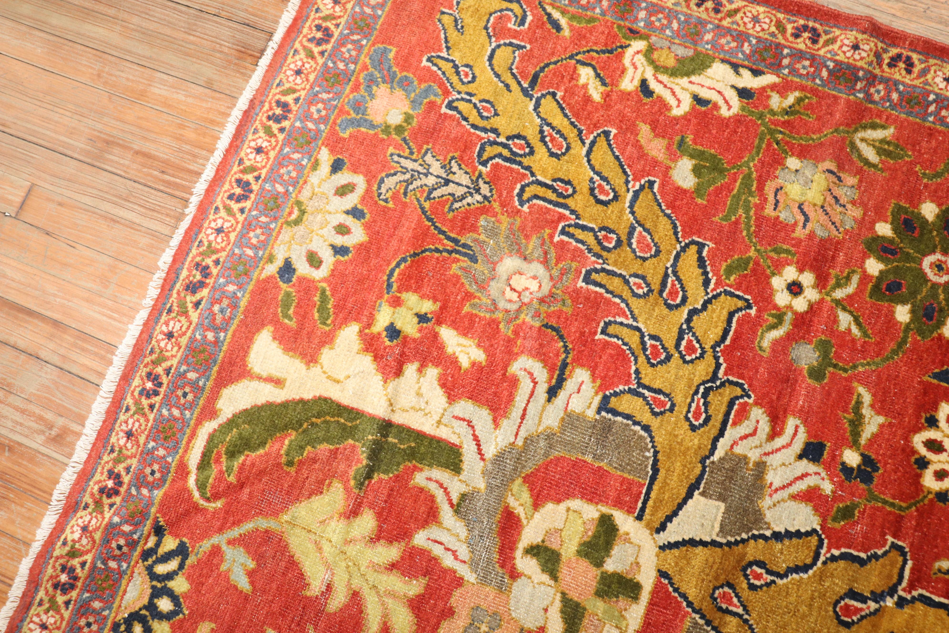 Magnificent Antique Persian Sultanabad Sampler 19th Century Rug For Sale 7