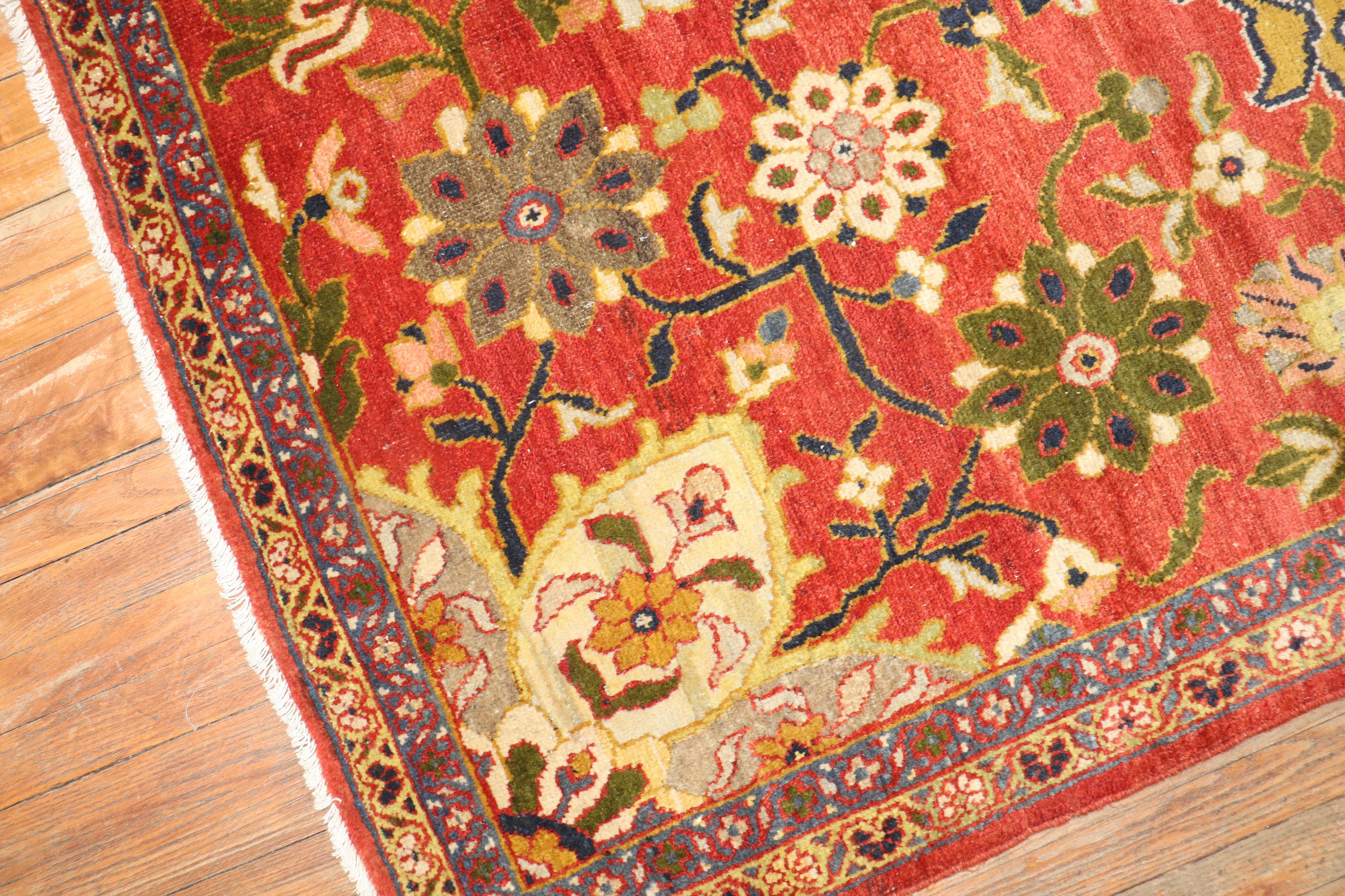 Magnificent Antique Persian Sultanabad Sampler 19th Century Rug In Good Condition For Sale In New York, NY
