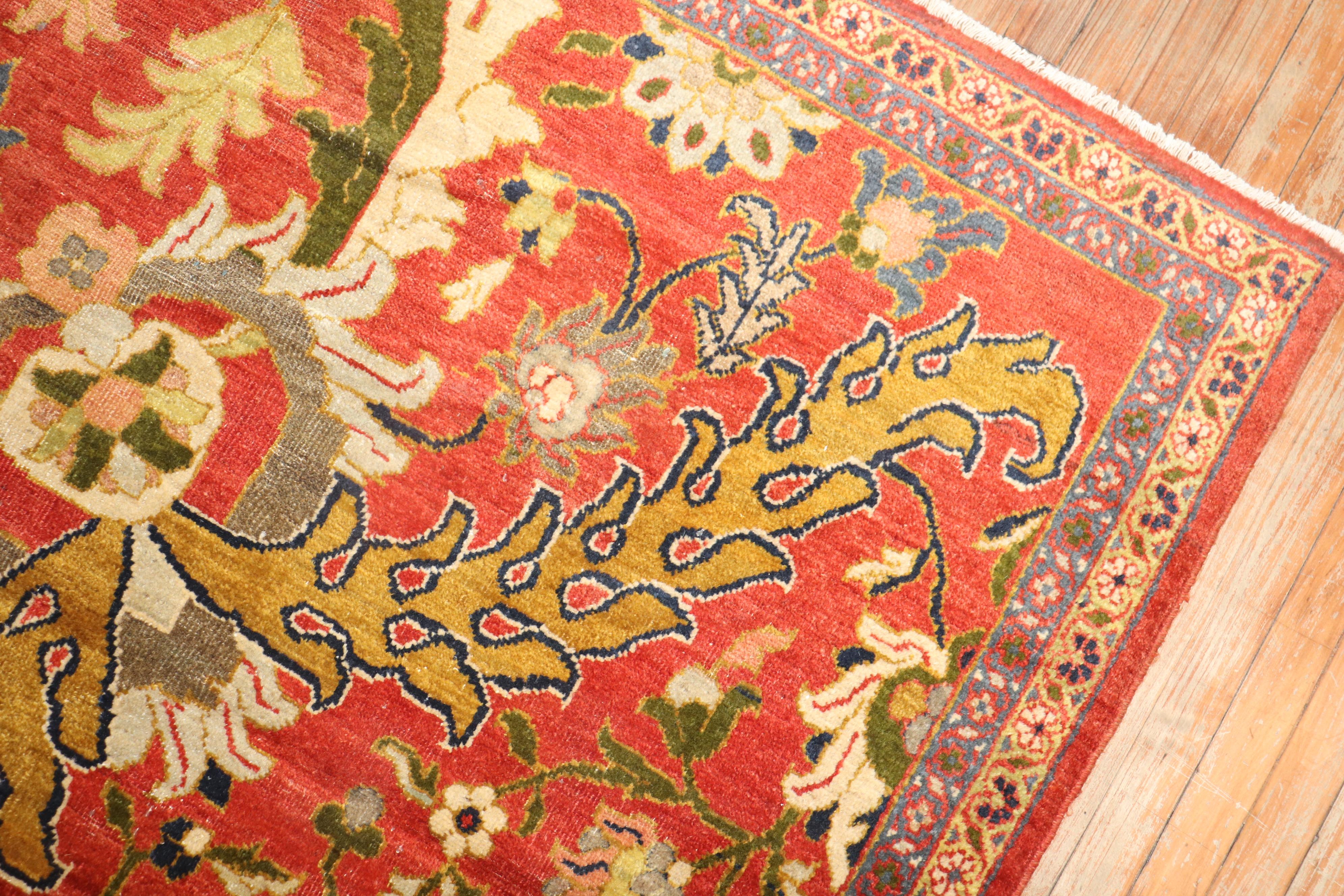 Magnificent Antique Persian Sultanabad Sampler 19th Century Rug For Sale 3