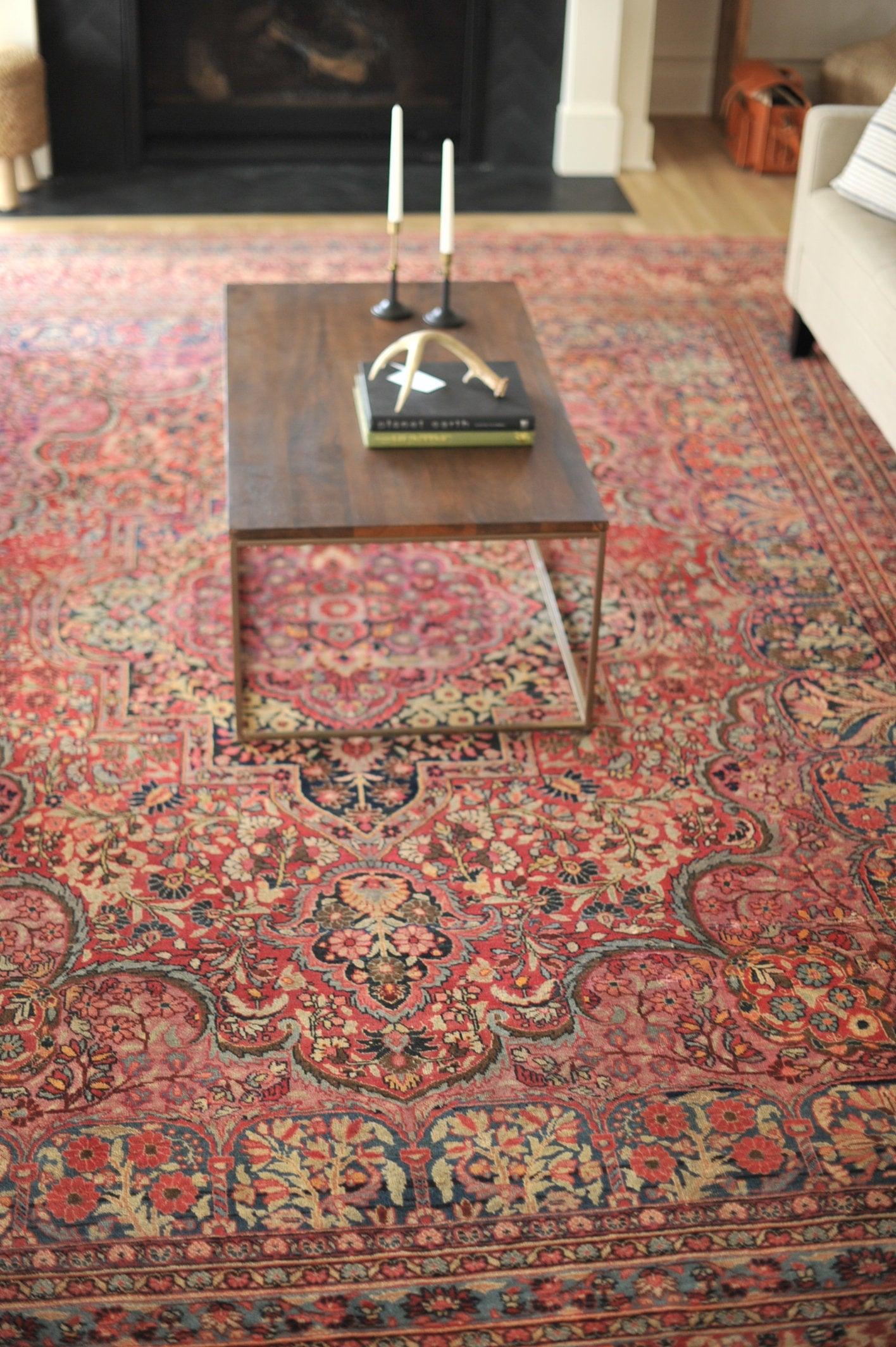 20th Century Magnificent Antique Rug in Pastels with Every Color & Detail, circa 1920's For Sale