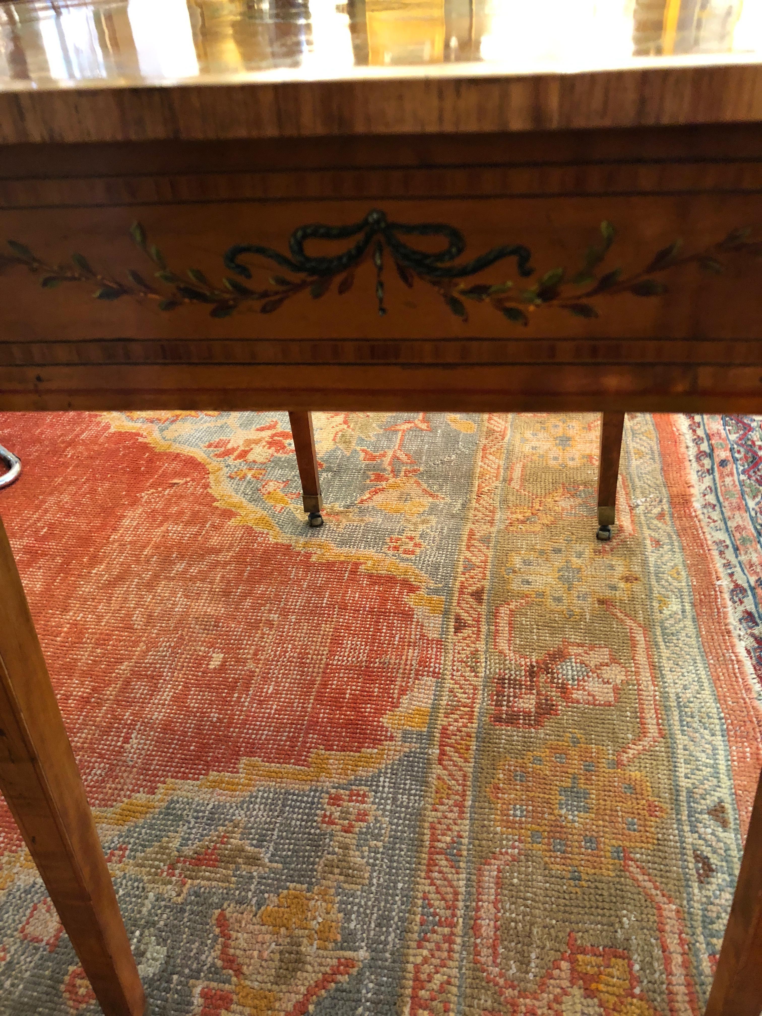 Magnificent Antique Satinwood Drop-Leaf Table 7