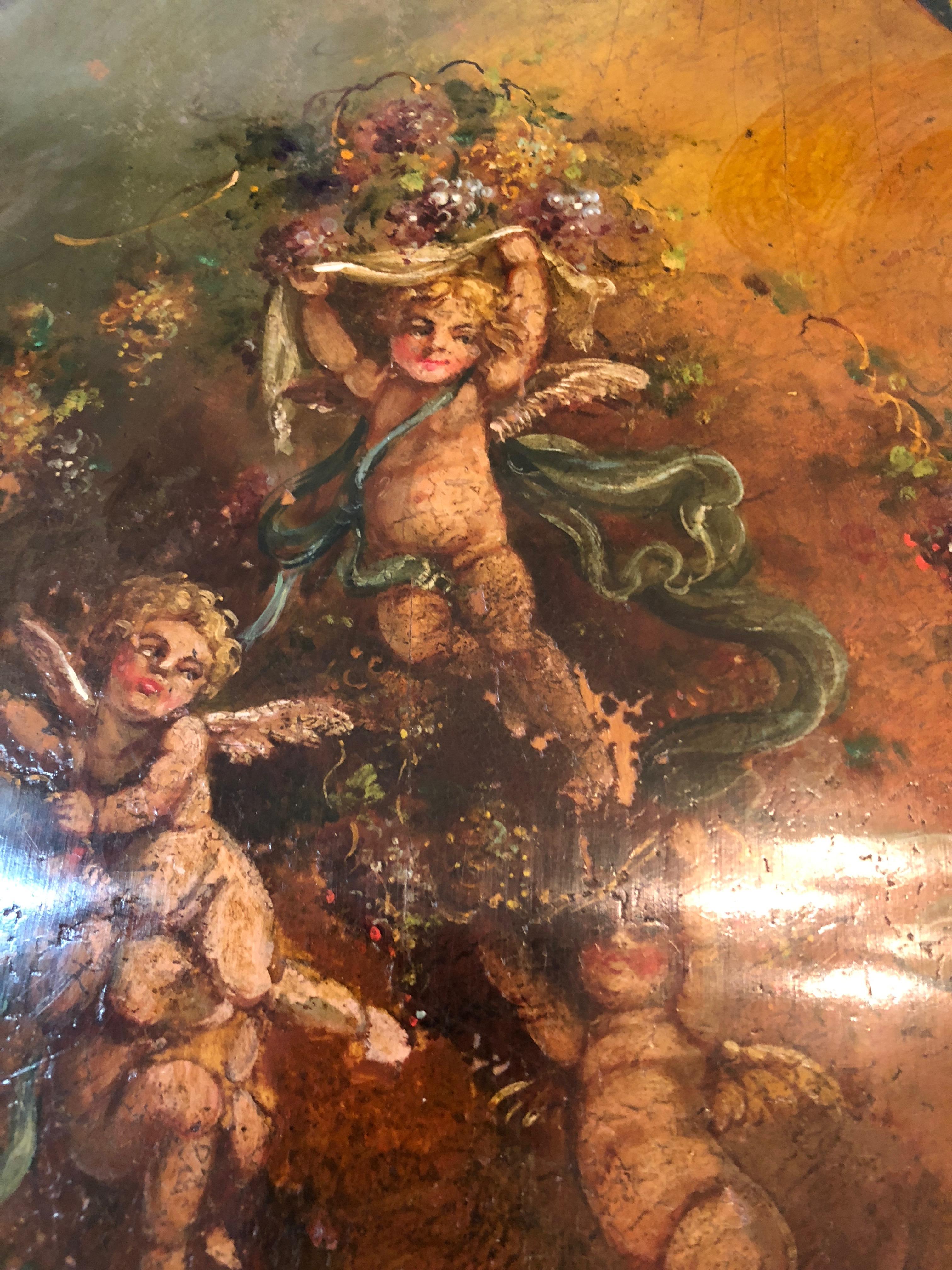 Magnificent Antique Satinwood Drop-Leaf Table 1