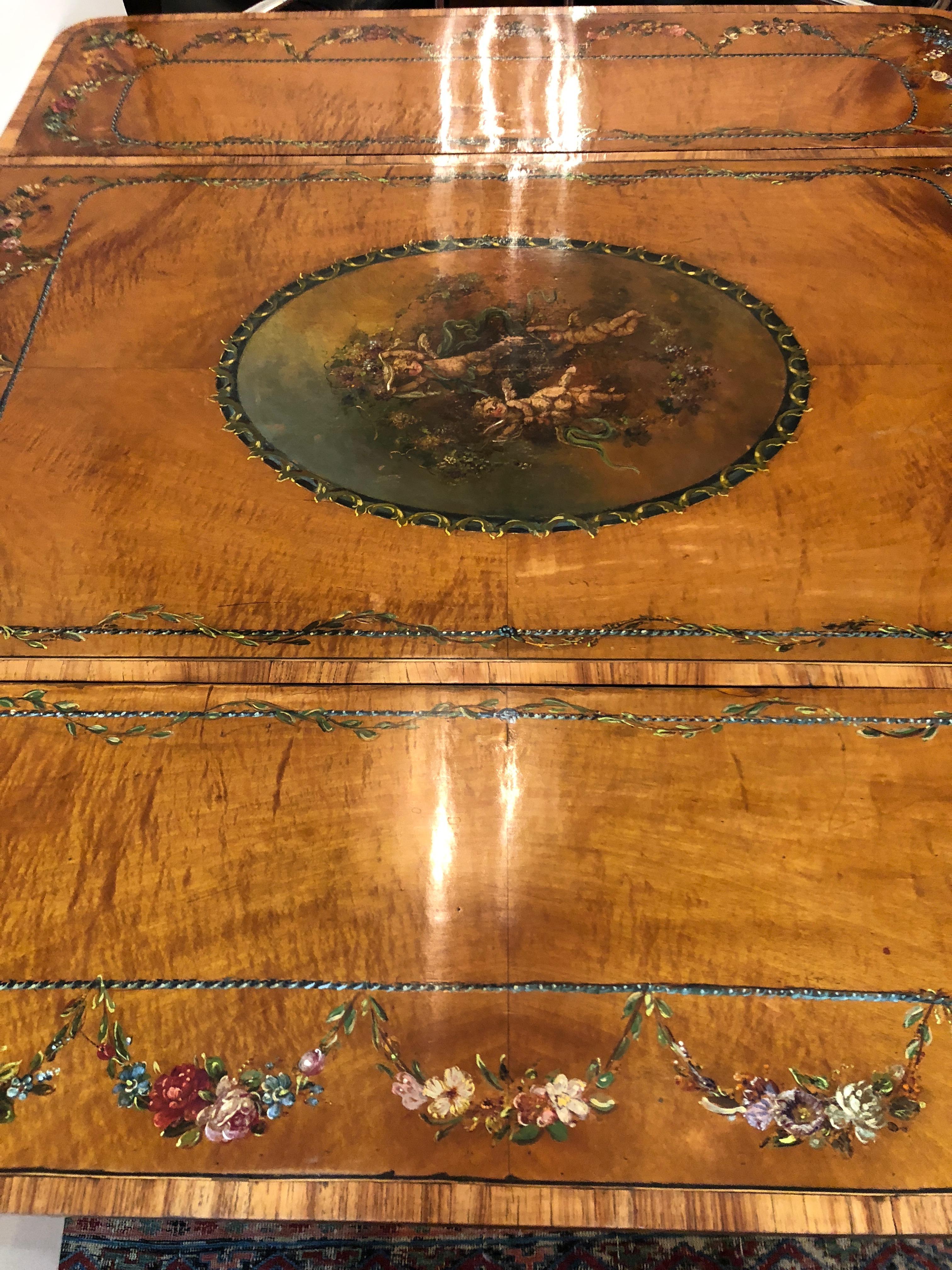 Magnificent Antique Satinwood Drop-Leaf Table 3