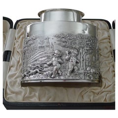 Magnífica canastilla de té de plata antigua de William Hutton & Sons Ltd. - 1905