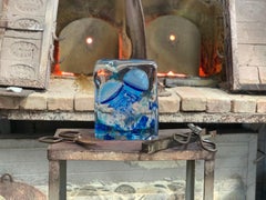 Prächtige Aquarium-Skulptur - Murano Glas