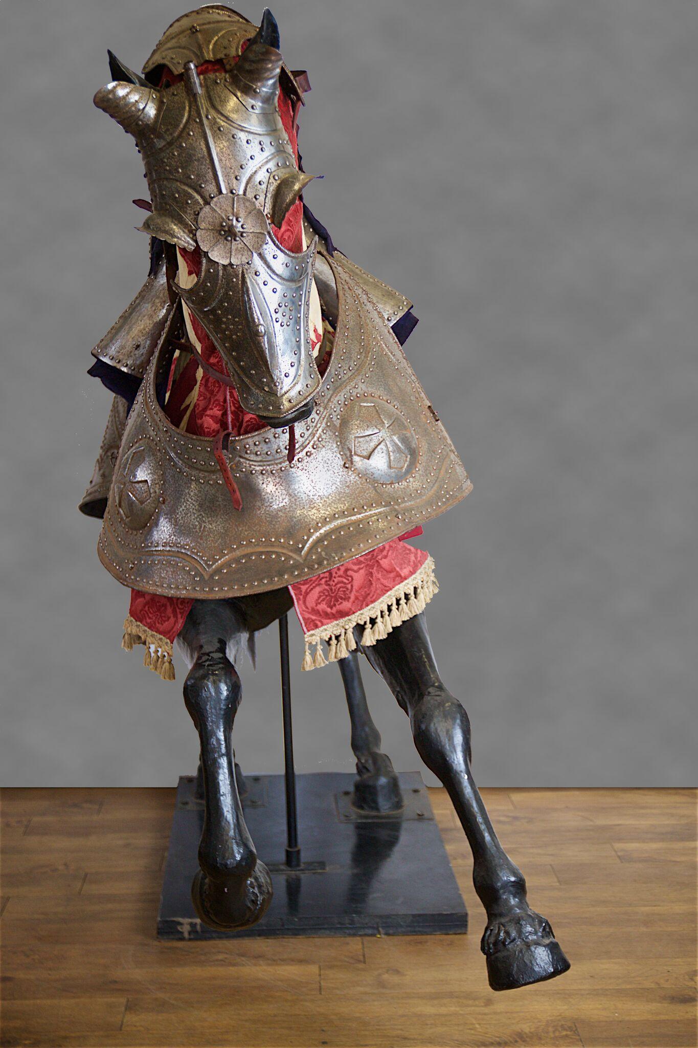 armor for man and horse