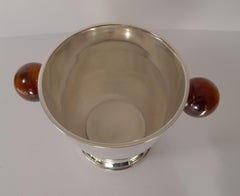 Magnificent Art Deco Ice Bucket and Server, circa 1930