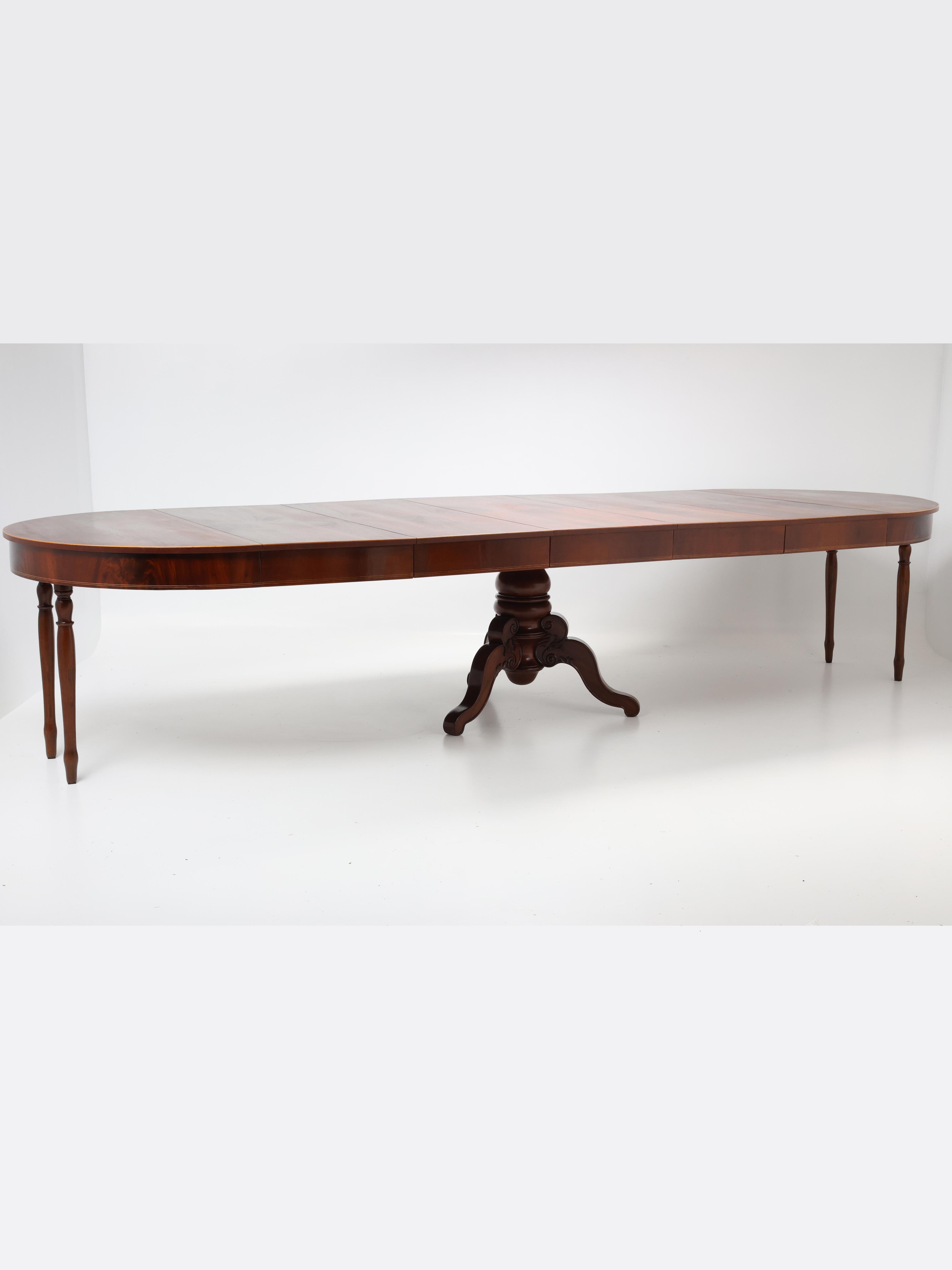 Prächtiger Biedermeier-Ausziehtisch, 19. Jahrhundert im Angebot 12