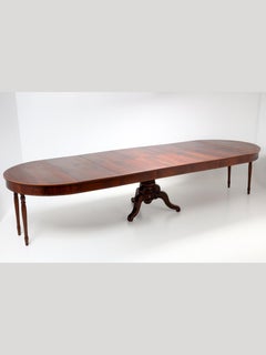 Magnificent Biedermeier Extending Dining Table, 19th Century