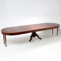 Magnificent Biedermeier Extending Dining Table, 19th Century