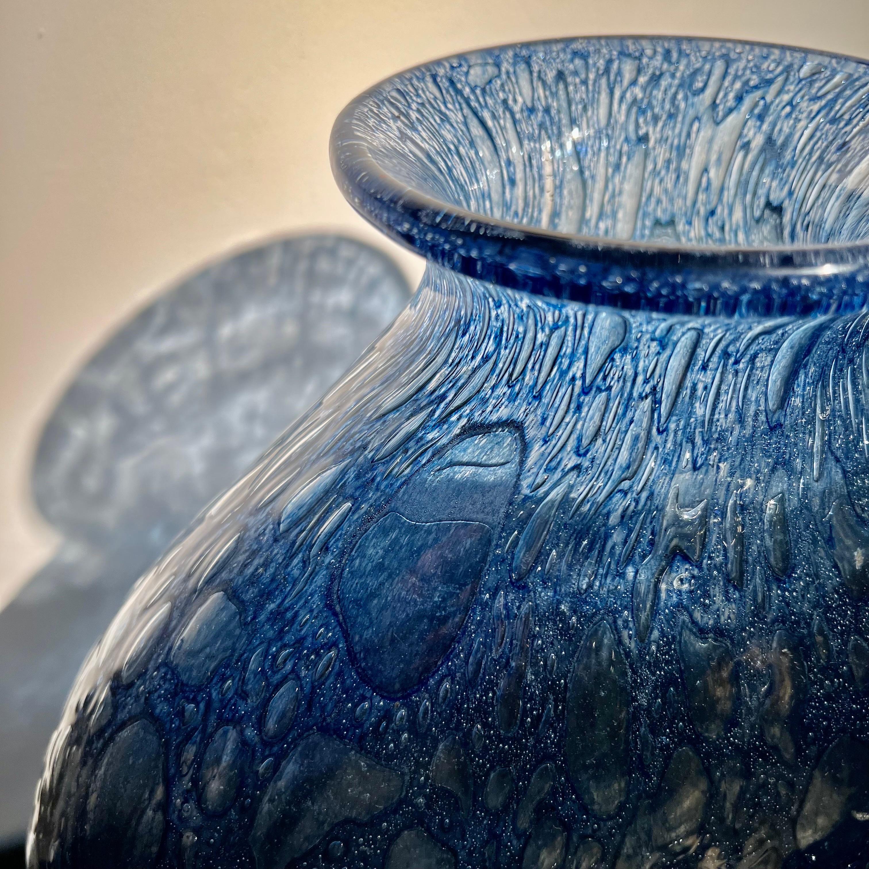 Prächtige Vase aus geblasenem Glas von Ercole Barovier, Italien 1965 (Mitte des 20. Jahrhunderts) im Angebot