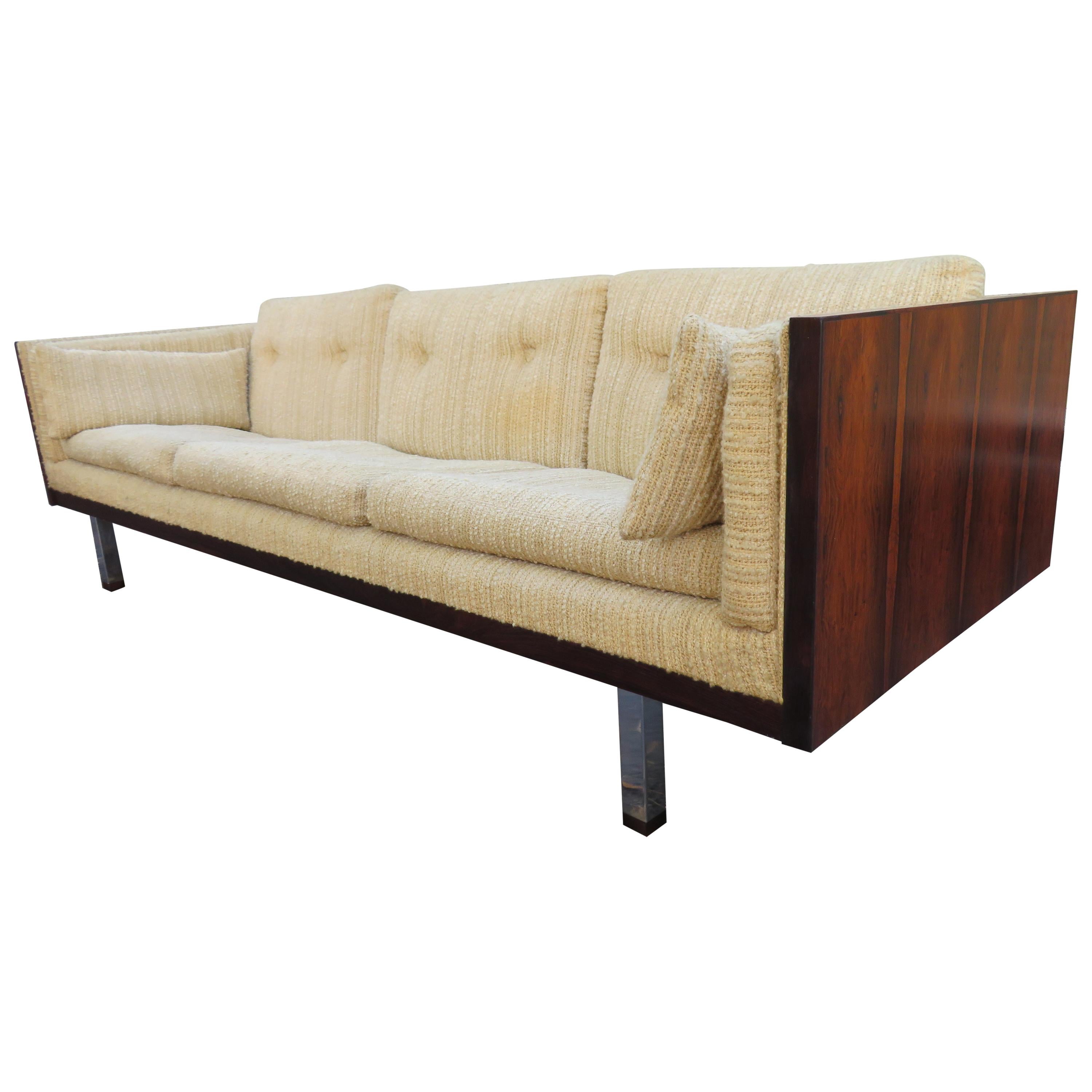Magnificent Brazilian Rosewood Jydsk Mobelvaerk Case Sofa Danish modern