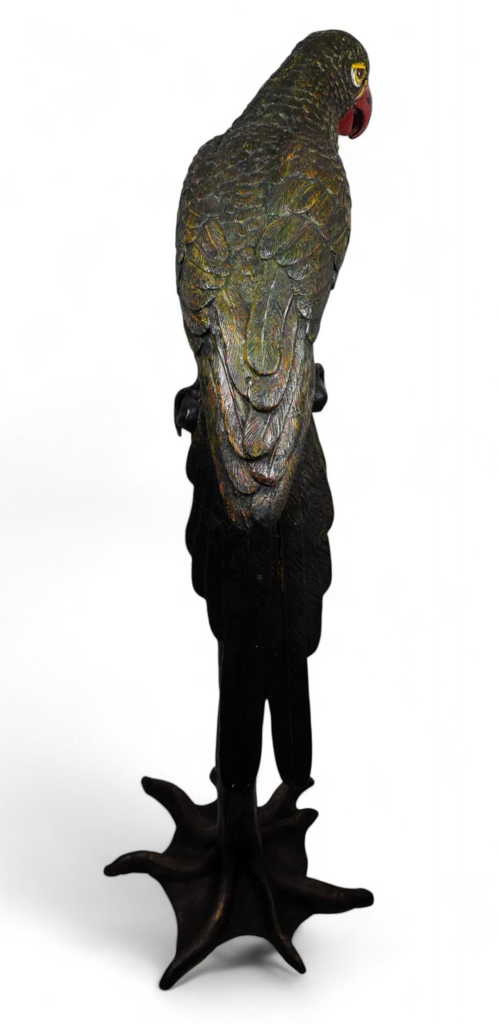 Magnificent Bronze Parrot by Jules Moigniez, 19th Century For Sale 4