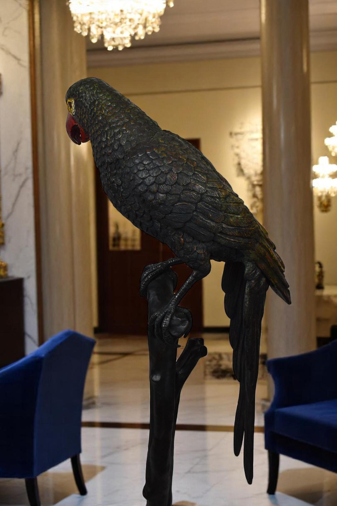 Magnificent Bronze Parrot by Jules Moigniez, 19th Century For Sale 8