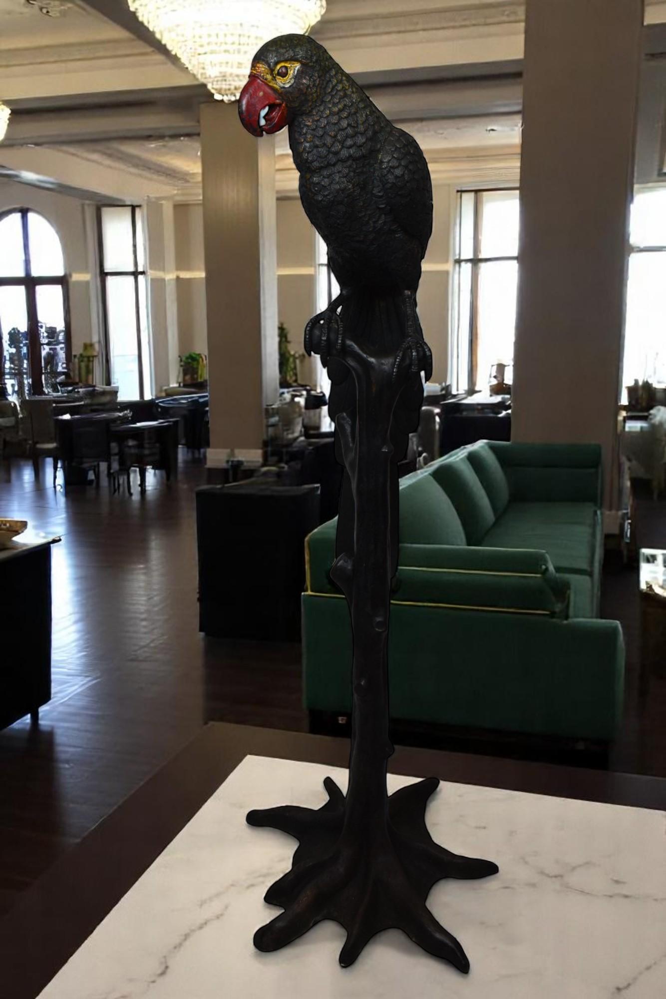 Magnificent Bronze Parrot by Jules Moigniez, 19th Century For Sale 10