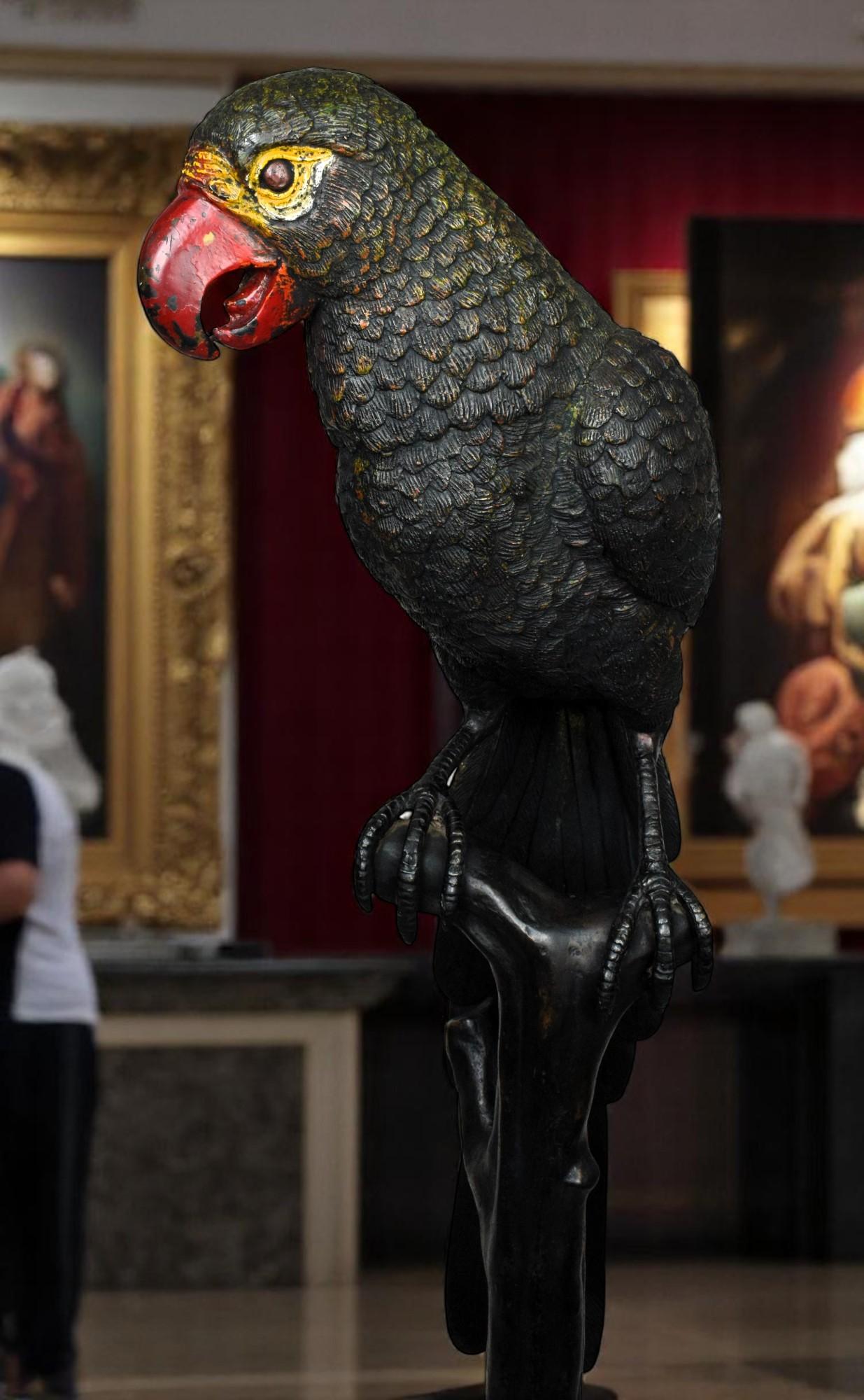 Magnificent Bronze Parrot by Jules Moigniez, 19th Century For Sale 11