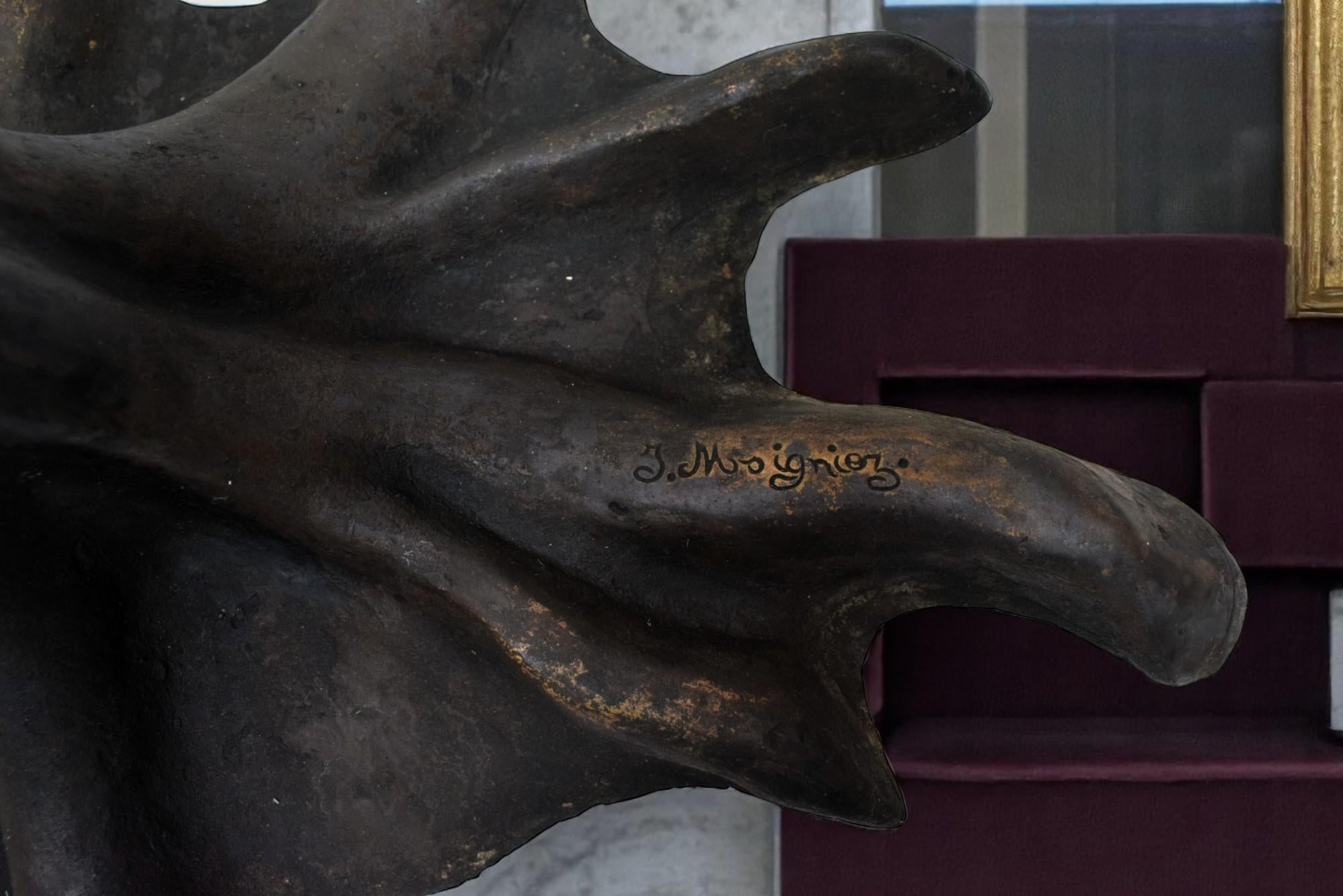 Magnificent Bronze Parrot by Jules Moigniez, 19th Century For Sale 13
