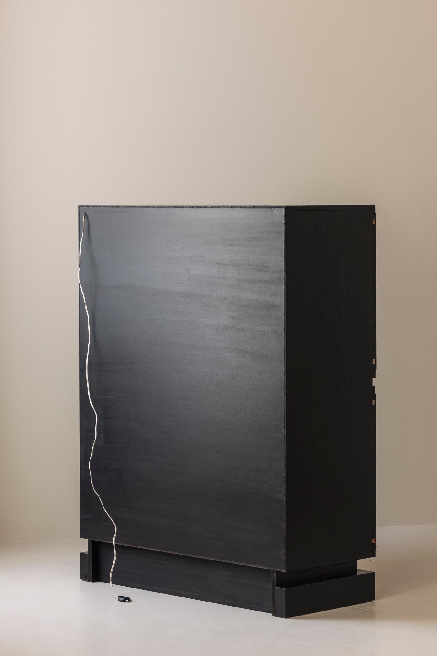 Magnifica credenza brutalista di Maison Aurora, Belgio anni '70 in vendita 8