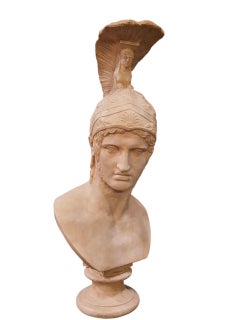 Prächtige Büste des griechischen Gottes Ares