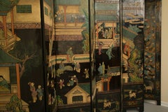 Magnificent Chinese 12-Panel Coromandel Screen