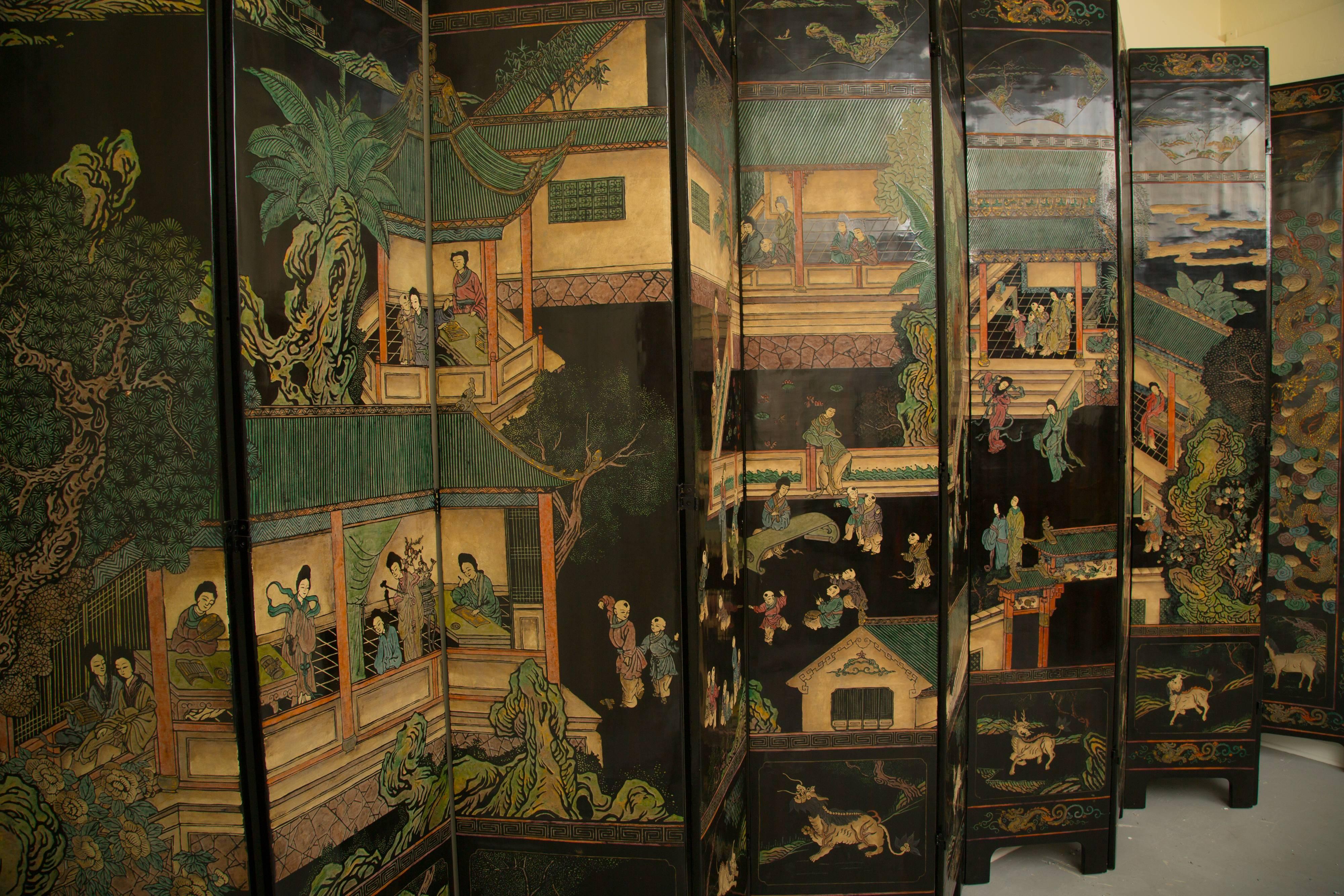 chinese coromandel screen