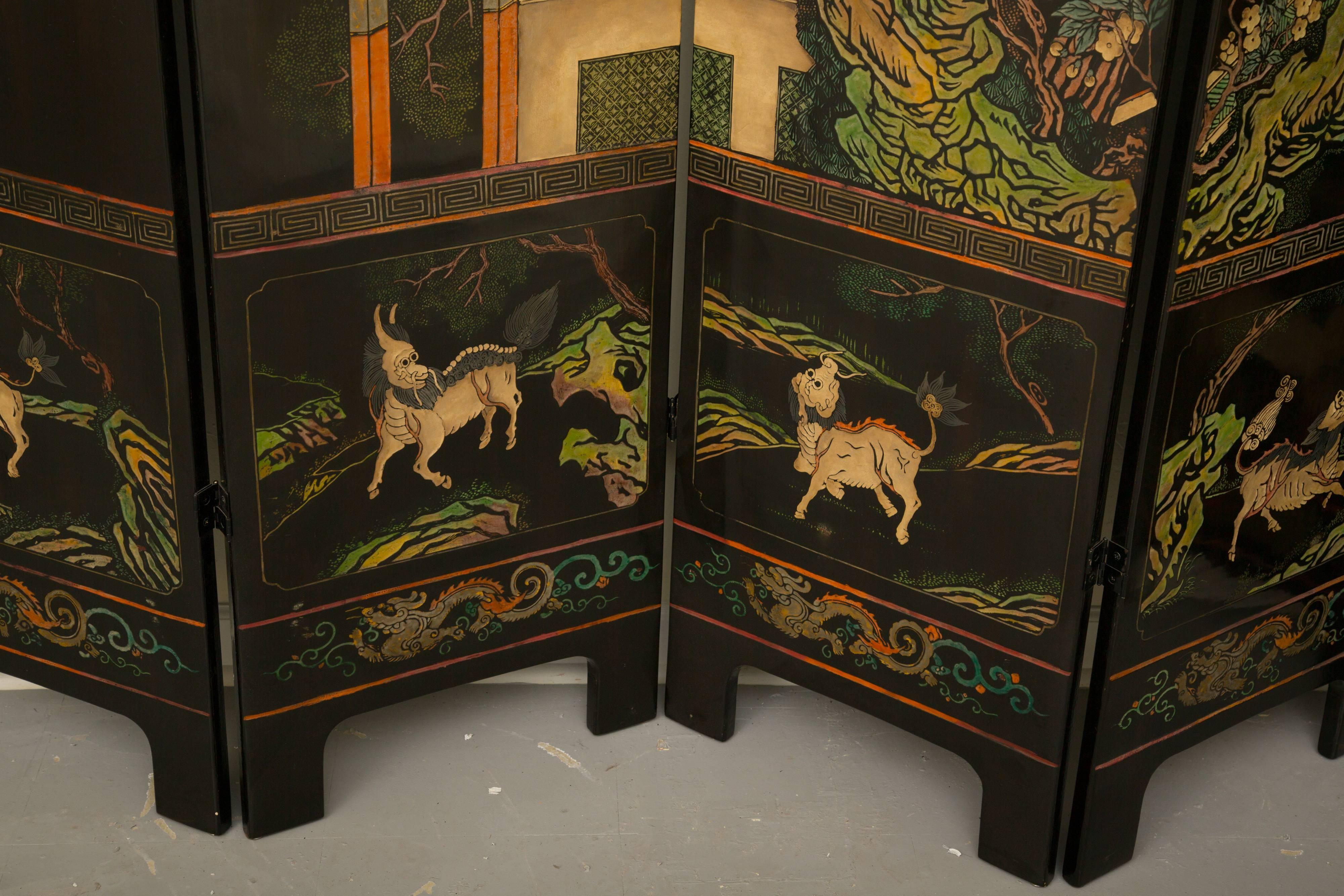 20th Century Magnificent Chinese 12-Panel Coromandel Screen