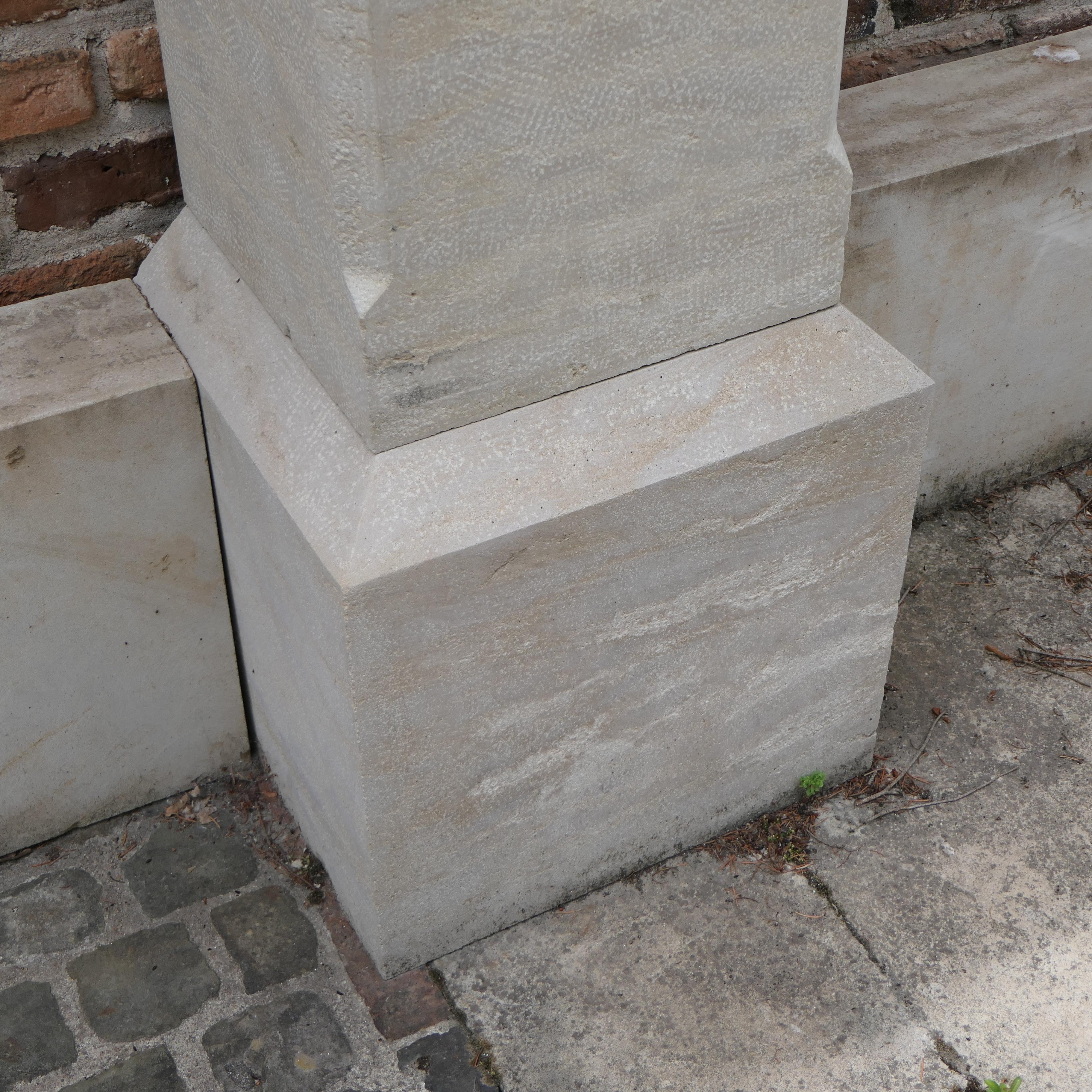 Magnificent Classic Style Natural Stone Wall Fountain For Sale 2