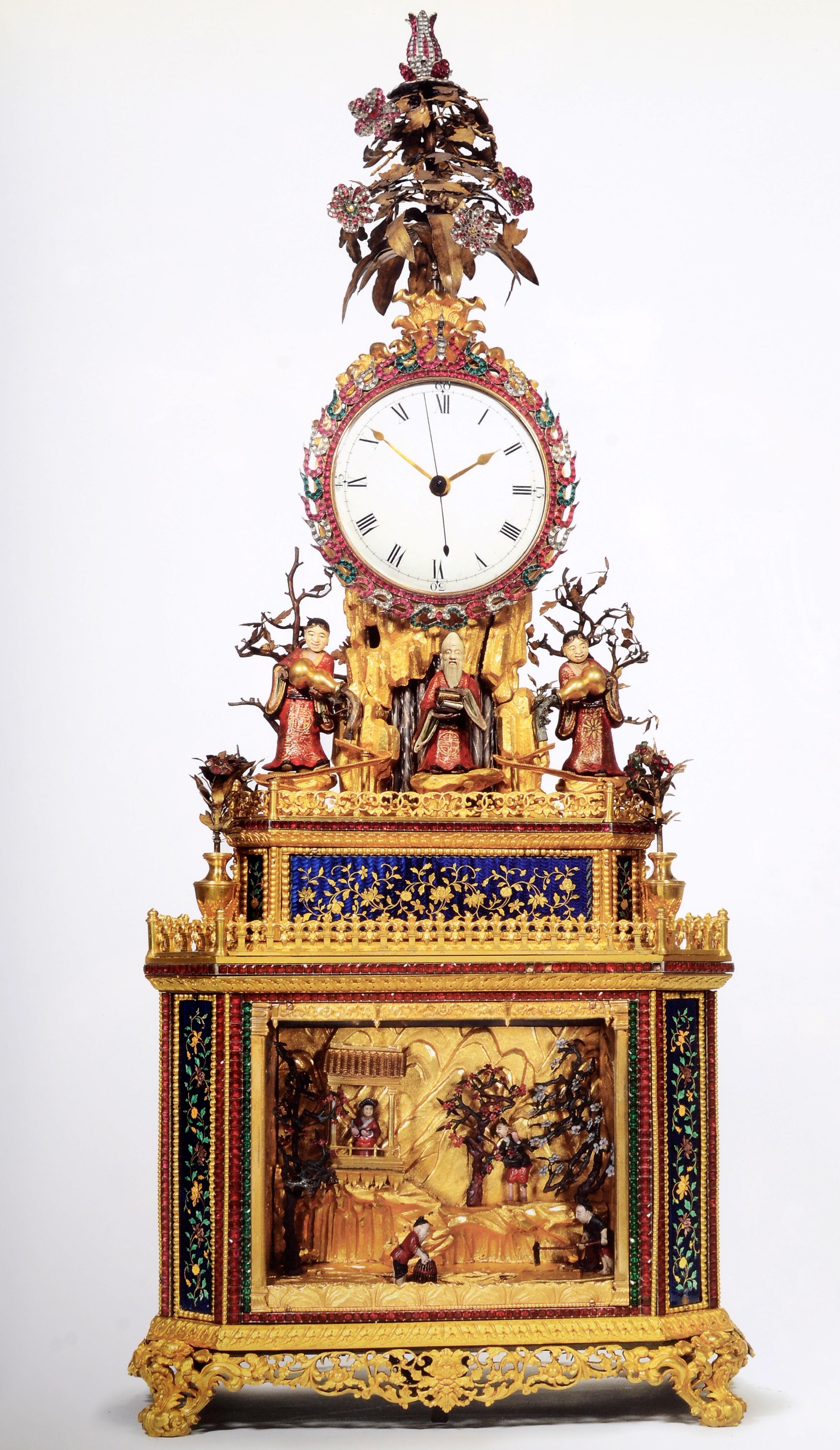 Magnificent Clocks for Chinese Imperial Court from the Nezu Museum, Christie's For Sale 7
