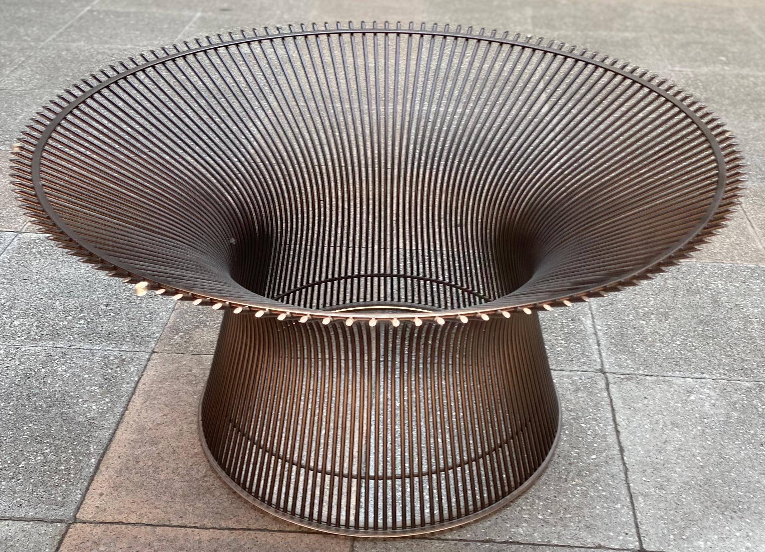 Magnificent Coffee Table by Warren Platner Marquina Marble For Sale 6